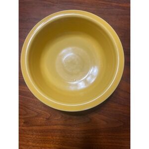 Vintage 1996 Fiesta Ware Sunflower Yellow Ceramic 8.25" Bowl Lead Free